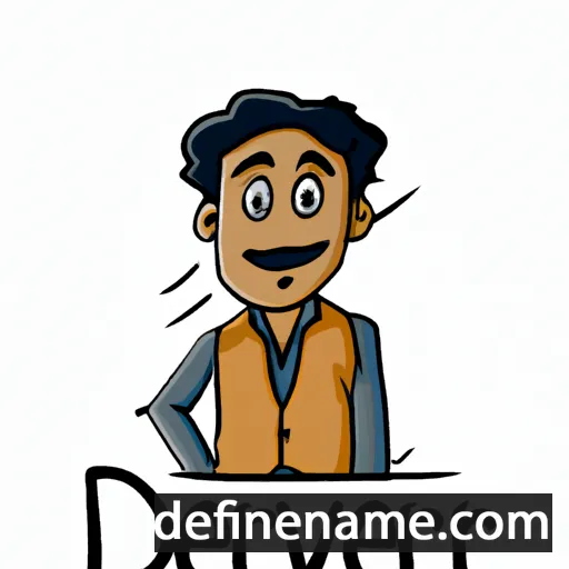 cartoon of the name Devraj