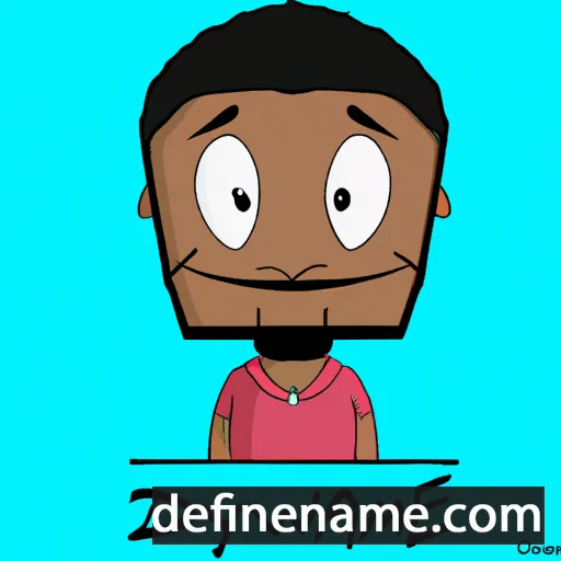 cartoon of the name Dewayne