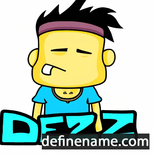 cartoon of the name Dezi