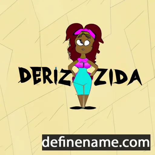 cartoon of the name Dezirinda