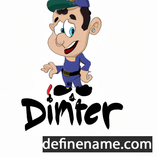 cartoon of the name Dhimitër