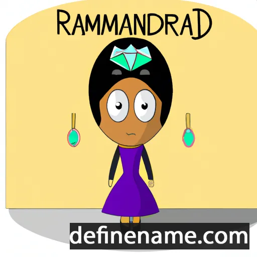 cartoon of the name Diamanda