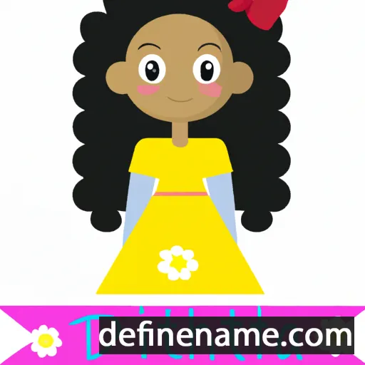 cartoon of the name Diantha