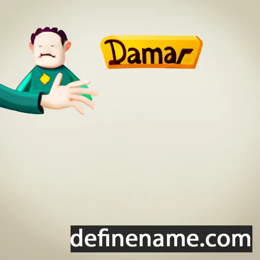 cartoon of the name Diarmait