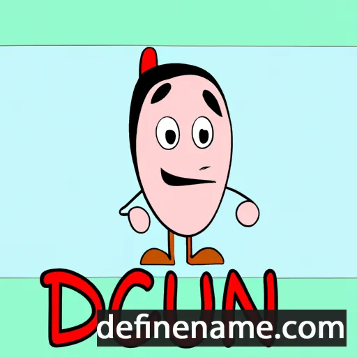 cartoon of the name Dicun