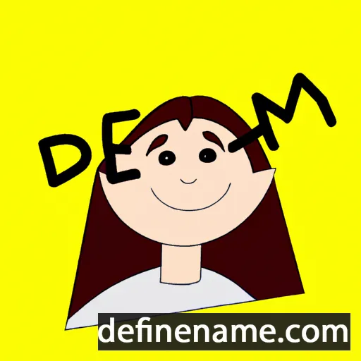 cartoon of the name Didem