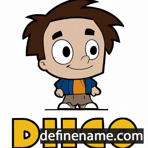 cartoon of the name Diego