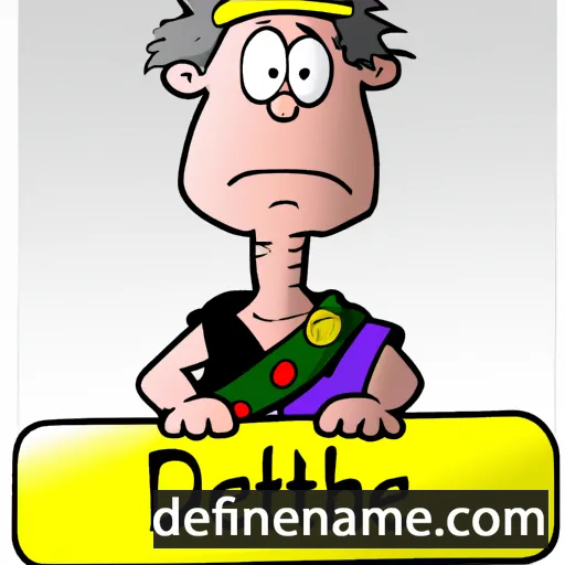 cartoon of the name Diethelm