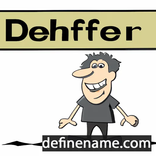 cartoon of the name Diether