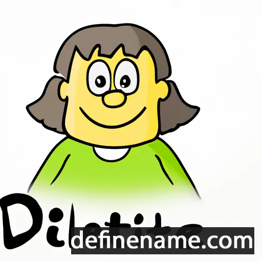 cartoon of the name Dietlinde