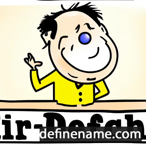 cartoon of the name Dietrich