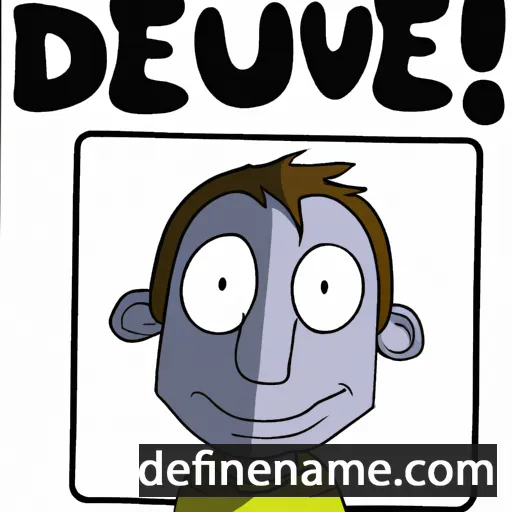 cartoon of the name Dieuwe