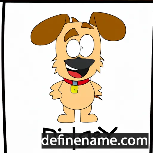 cartoon of the name Digby