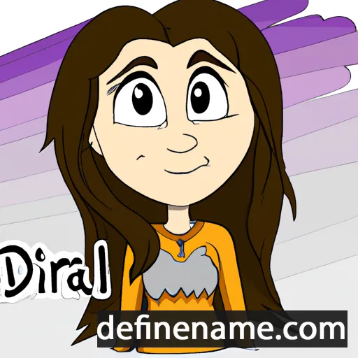 cartoon of the name Dilara