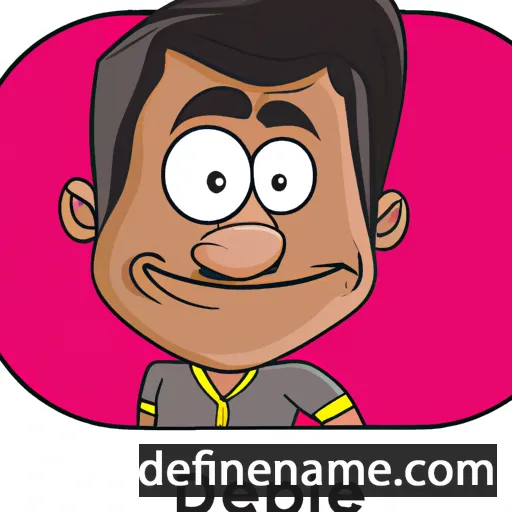 cartoon of the name Dileep