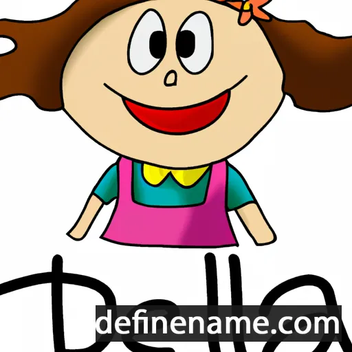 cartoon of the name Diletta