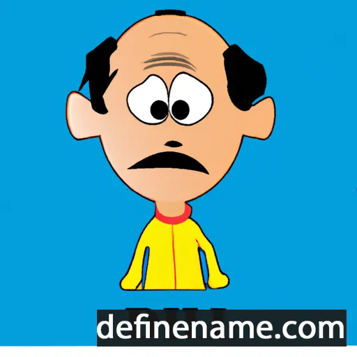 cartoon of the name Dilip