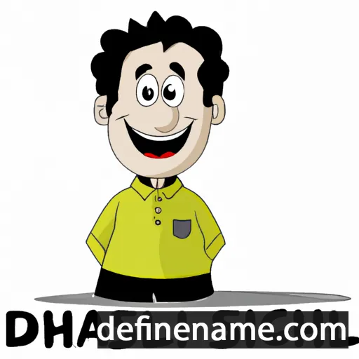 cartoon of the name Dilshad