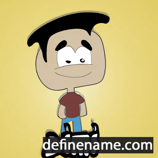 cartoon of the name Dimi