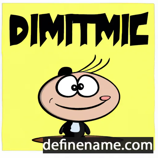 cartoon of the name Dimitri