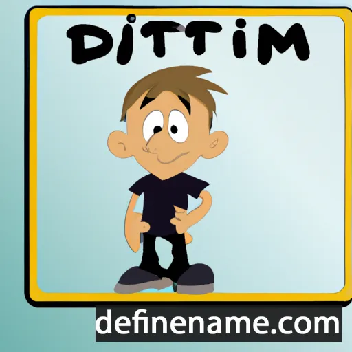 cartoon of the name Dimitrij