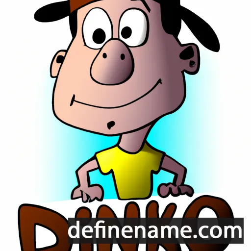 cartoon of the name Dinko