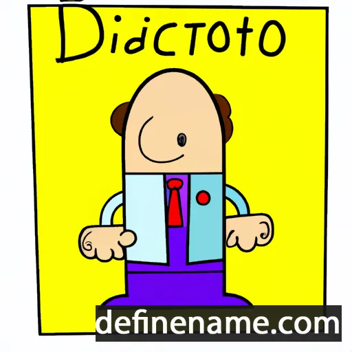 cartoon of the name Diodato