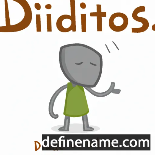 cartoon of the name Diodotos