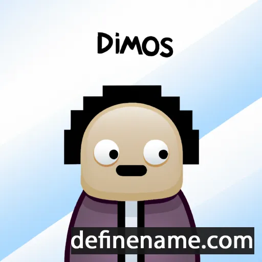 cartoon of the name Diomidis