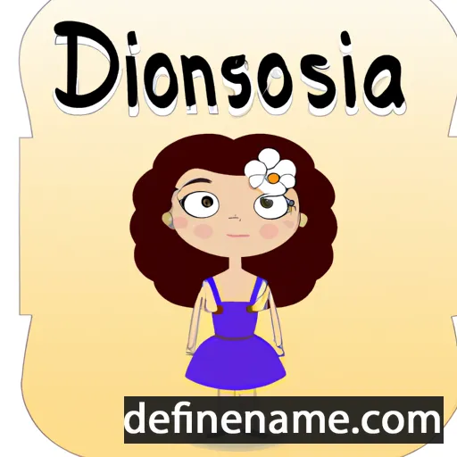 Dionisia cartoon