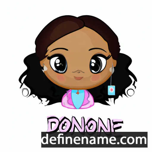 cartoon of the name Dionne