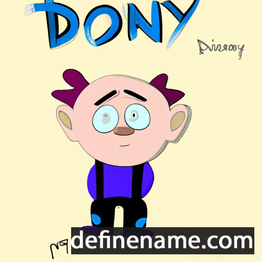 cartoon of the name Dionýz