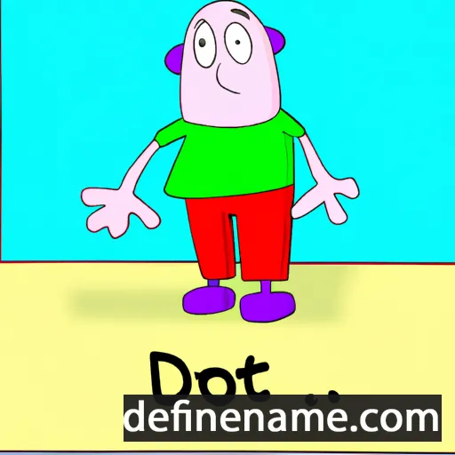 cartoon of the name Diot