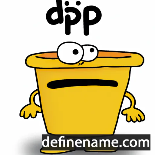 cartoon of the name Dip