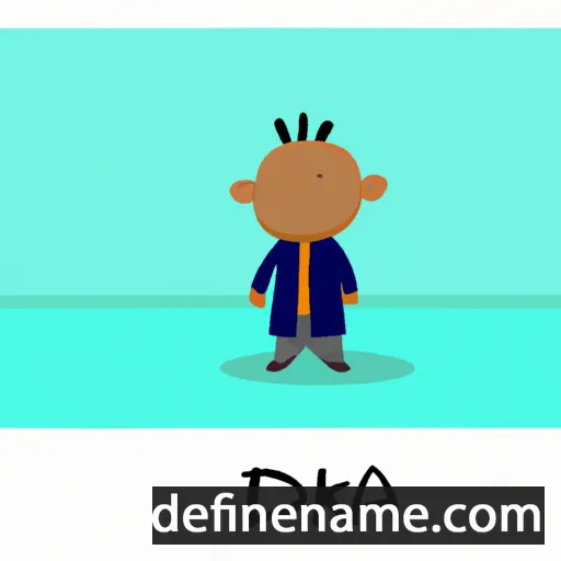 cartoon of the name Dipaka