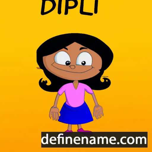 cartoon of the name Dipali