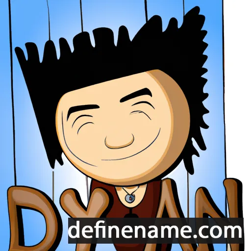 cartoon of the name Diyan