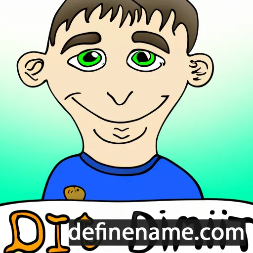 cartoon of the name Dmitrii