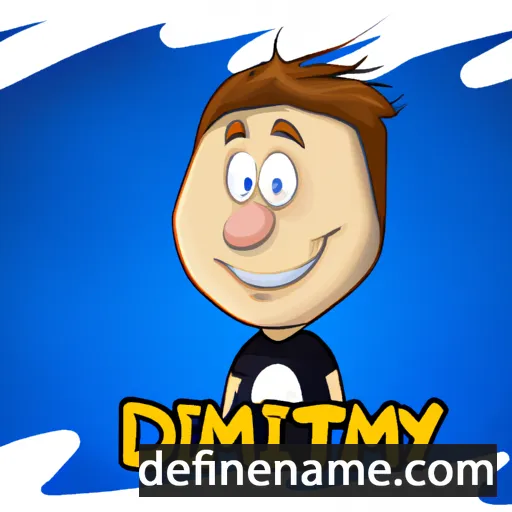 cartoon of the name Dmitriy