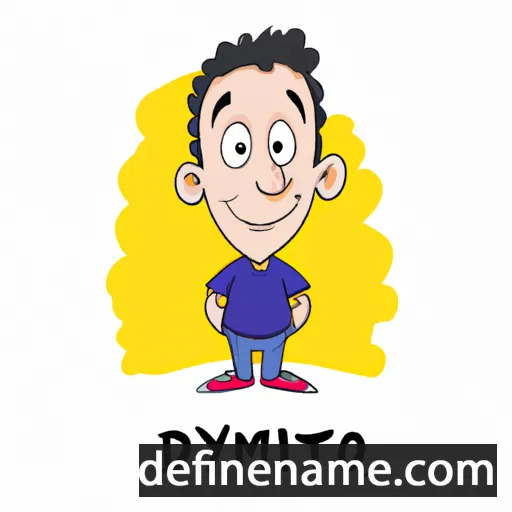 cartoon of the name Dmytro