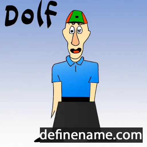 cartoon of the name Dölf