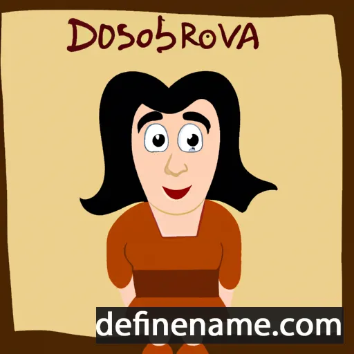 Dobroslava cartoon