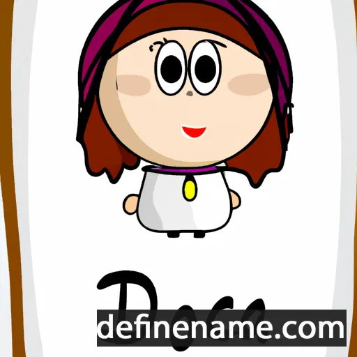 cartoon of the name Docia