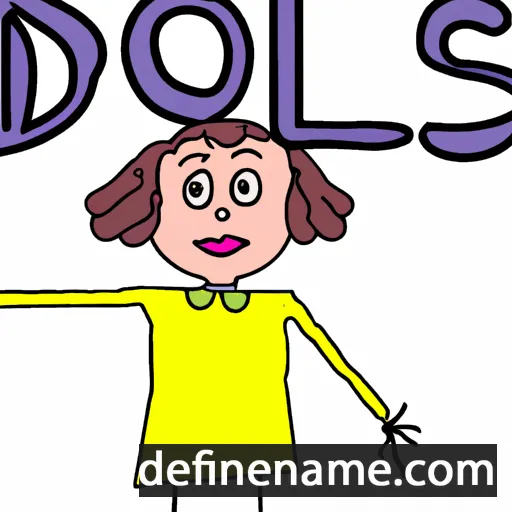 cartoon of the name Dolors