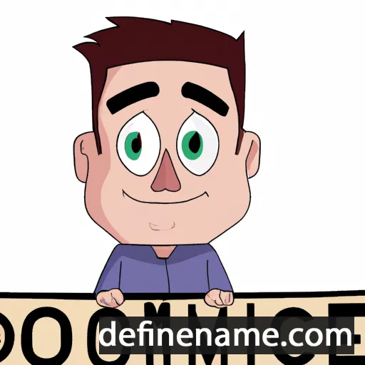 cartoon of the name Domenic