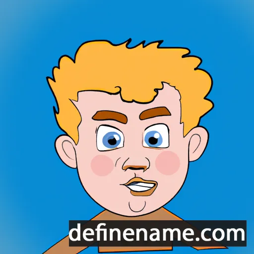 cartoon of the name Domhnall