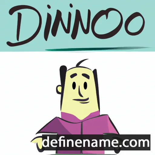 cartoon of the name Domingo