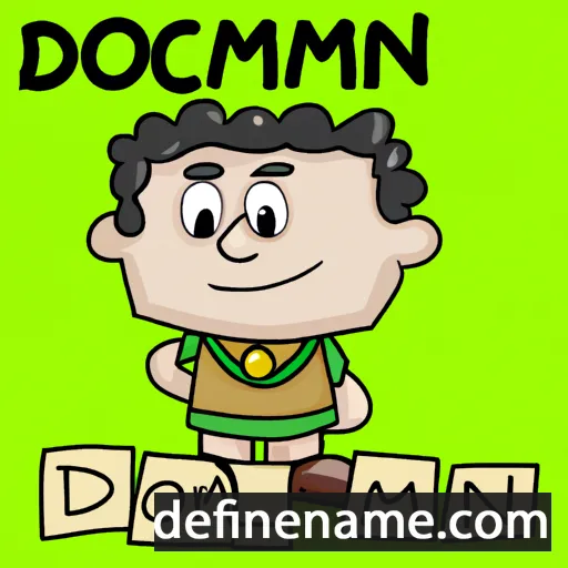 cartoon of the name Domitian