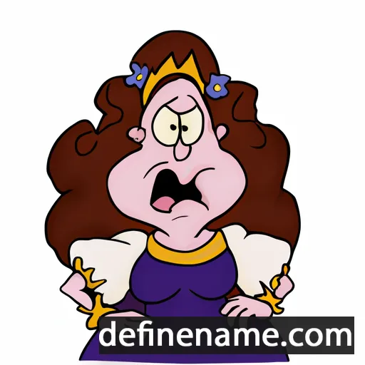 cartoon of the name Domna