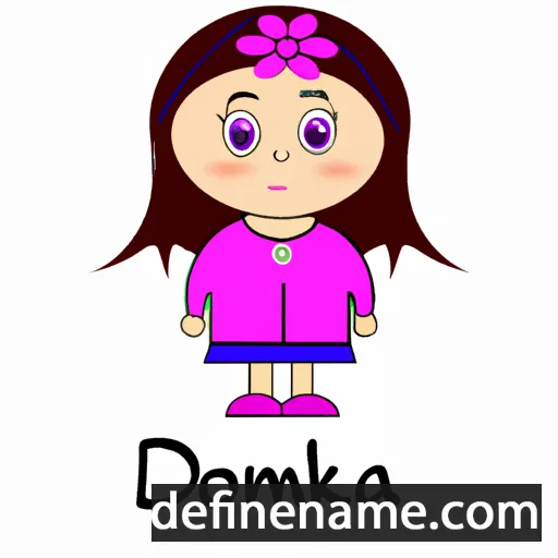 cartoon of the name Domnika